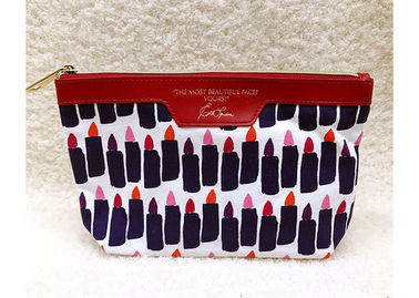 China Eco Friendly Promotional Toiletry Bag Custom Makeup Lipstick Printed supplier