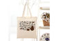 Calico Promotional Shopping Canvas Bag Fashionable Printing 37*40 CM Size supplier