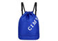 Customized Drawstring Beach Bag , Drawstring Swim Bag With Wet Dry Separation Backpack supplier