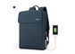 Business Large Capacity USB Laptop Backpack Bag , Anti Theft Backpack With USB Charger , Travel Backpack supplier