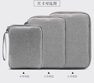 China Easy Carry  Travel Cable Organizer Bag / Digital Storage Bag Mesh Pocket supplier