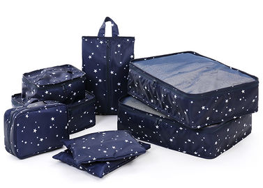 China Fashionable Cubes 8PCS Travel Organizer Bag Sets 6 Colors For Travel Packing supplier