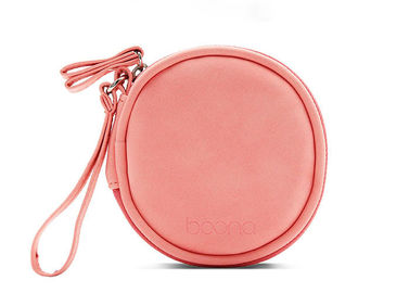 China New Design Mini Leather Earphone Wire Storage Bag , Coins Organizer Bag supplier