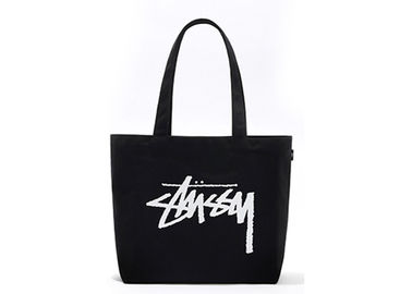 China Durable Cotton Tote Bags Black Cotton Fabric Natural Environmental Protection supplier