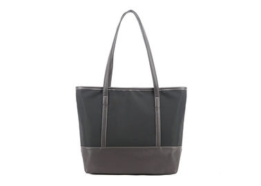 China Fashionable Canvas Tote Bags Custom Made Wear Resistant With Zippered Pocket supplier
