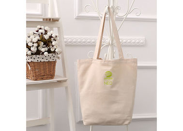China Stylish Reusable Canvas Shopping Bags Natural Fabric OEM / ODM Service supplier