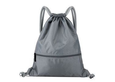 China SGS Custom Drawstring Bags , Polyester Drawstring Backpack Multi Color supplier