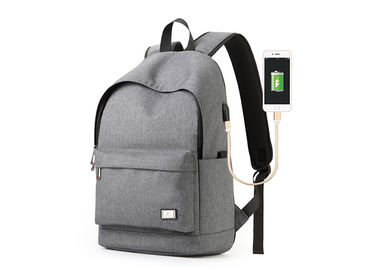 China Wholesale Laptop Backpack With Laptop Compartment And USB Charger For Traveling , Sports And School supplier