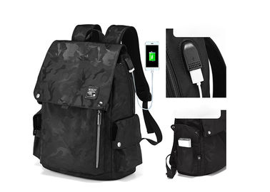 China High Quality New Arrival Trend Casual Men Backpack All Black Backbag for Sale supplier