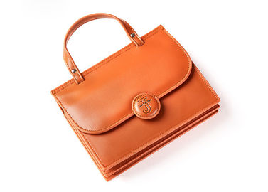 China Portable Pu Leather Bag 17.5 * 13.5 * 4cm Customized With Multi Color supplier