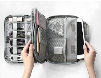 Easy Carry  Travel Cable Organizer Bag / Digital Storage Bag Mesh Pocket supplier