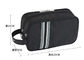 Men Travel Toiletry Bag Striped Pattern With 3 Layers Zipper And Multi Pockets supplier