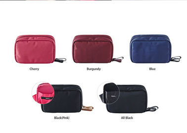 Nylon Water Resistant Travel Cosmetic Bags Multiple Pockets For Travel supplier