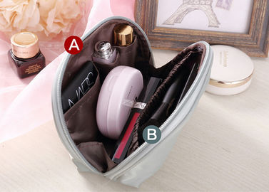 Logo Custom OEM Nylon Travel Cosmetic Organizer / Makeup Travel Case Shell Shape supplier