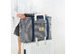 Large Capacity Shoulder Luggage Bag , Foldable Tote Bag Washable For Travel supplier