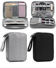 Fashion Cable Organizer Bag Digital Storage Bag Electronics Accessories Case With Disk SD Card Slots supplier