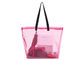 Waterproof Polyester Shopping Bag , Mesh Tote Bags High Performance With Mesh Pouch supplier