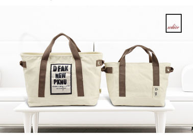 Cotton Canvas Tote Bags Women Sublimation Printed For Promotion Couples 2 Sets Of Bags supplier