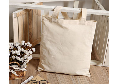 Cotton Shopping Canvas Bag Heavy Duty Simple Style With Large Capacity supplier