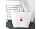 Reusable Canvas Grocery Bags , Large Tote Shopper Bag Custom Brand Printed supplier
