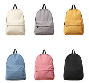 Low MOQ Hot sale New fasion Daily Man Custom Softback Cotton Fabric Backpack Bag Rucksack Backpack supplier