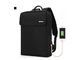 Business Large Capacity USB Laptop Backpack Bag , Anti Theft Backpack With USB Charger , Travel Backpack supplier