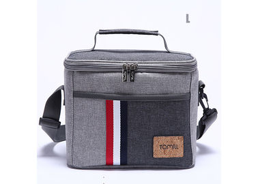 Waterproof Lunch Cooler Bags Large Capacity 600D Polyester Material For Office Women supplier