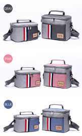 Waterproof Lunch Cooler Bags Large Capacity 600D Polyester Material For Office Women supplier