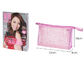 Womens Transparent PVC Bag SGS Certification 22x14x8 CM Size Customized Logo supplier