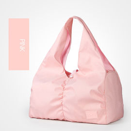 Multi Purpose Canvas Tote Bags Dry Wet Separation With Zipper And Pockets supplier