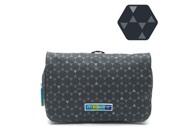 Folding Suspensible Mens Toiletry Bag Double Layer Design PVC Material supplier