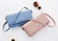 Ladies Simple Pu Leather Shoulder Bag , Oem Slung Fashion Long Wallet supplier