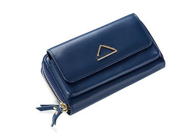 Solid Color Diagonal Shoulder Bag Mini Wallet With Fashion Triangle Hardware supplier