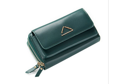 Solid Color Diagonal Shoulder Bag Mini Wallet With Fashion Triangle Hardware supplier